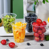 SIUQ 300 Pack 12 oz Plastic Cups, Clear Disposable Drinking Water Cups for Cold Beverages, Ideal for Party, Picnic, BBQ, Wedding, Travel, Halloween, Christmas, Events