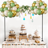 Antizz Over The Table Rod Stand with Clamps for Party Decoration Black