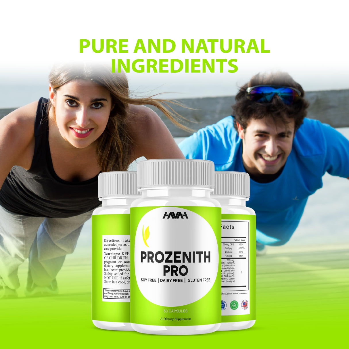 (2 Pack) Prozenith Pro Pills Prozenith Capsules, Prozenith Maximum Strength Overall Wellness Pink Salt Support Supplement Men Women, Prozeniths Premium Dietary Health Support Formula (120 Capsules)