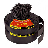 AHEONLAR Landscape Edging, 2" x 80' Garden Edging Border, Plastic Garden Edging with 90 Pcs Spikes, No Dig Landscape Edging Black Garden Border for Lawn, Yard and Flower Bed