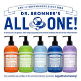 Dr. Bronner's - Organic Sugar Soap (12 oz Variety Pack) Lavender, Peppermint, Tea Tree, & Lemongrass - Made with Organic Oils, Sugar & Shikakai Powder, 4-in-1 Use: Hands, Body, Face & Hair | 4 Count