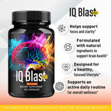 (2 Pack) IQ Blast Pro Capsules - Official IQ Blast Pro Advanced Supplement Pills, IQ Blast Pro Premium Formula for Wellness & Health Support, Original IQ Blast Pro Reviews, 120 Capsules for 2 Months