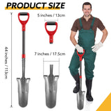 Hantop Drain Spade Digging Garden Shovel, 44 inches