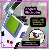 Rolls Electric Lighter - Cool Lighters - Retro Gamer Gifts for Men - Cool Gadgets - Custom Unique Birthday Gifts for Men - Stocking Stuffers - Candle Lighters - By Rolls Plasma Lighter (Grey)