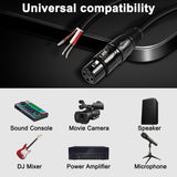 XMSJSIY XLR Microphone Cable Pigtail Bare Wire 3Pin XLR Speaker Audio Mic Cable Open End Connector Replacement Extension Cable for DJ/PA Subwoofer Mixer Amplifier - 4M/13.1FT (XLR Female)