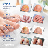 Toenail Fungus Treatment Extra Strength - Nail Fungus Treatment For Toenail Extra Strength - Nighttime Nail Patches & Nail Treatment Liquid Set (32patches+15ml)
