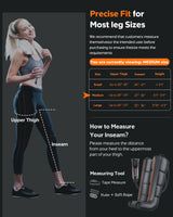 JZBRAIN Sequential Air Leg Compression Massager - FSA HSA Professional Full Leg Compression Boots for Athletes - Adjustable Intensity for Post-Workout Muscle Relaxation - Gifts for Him Her