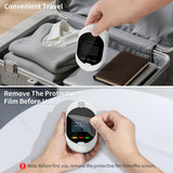 4-in-1 Carbon Monoxide Detectors,Plug in Combustible Gas Detector,Natural Gas & Co Gas Alarm Detectors with Temperature Humidity Display,Clear LCD Screen Sound Light Dual Alarm for Home RV Travel