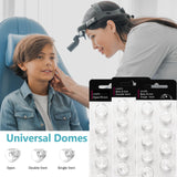 (Open Vent 8mm) Hearing Aid Domes for Oticon Minifit, Oticon Ear Caps Replacements Parts AccessoriesDomes for Oticon Hearing Aid Supplies Cleaning Kits(30 Pcs)