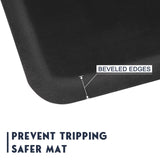 OmySalon 4'x5' - 1/2'' Thick Salon Anti Fatigue Mat for Hairstylist Standing, Barber Floor Matt with Circle Cut Out for Styling Chair, Hair Cutting Hairdressing Equipment