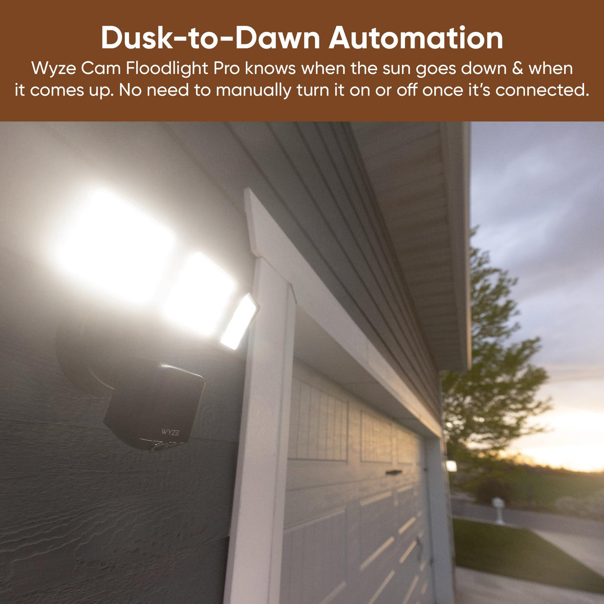 WYZE FLOODLIGHT CAMERA PRO SECURITY CAMERA