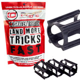 Skater Trainers get Skateboard Tricks - Coolest Stocking Stuffers for Teens Boys Gift Ideas Ages 14 and up 12-14-16 11 10 2024 Gamer Cool Wheels Tech Deck Tool Ramp Boy Teenage (4 Blk)