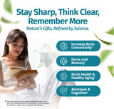 1 Body Brain Supplement – Nootropic Brain Booster with Alpha GPC, Ginkgo & Bacopa – 90 Vegan Capsules – Memory Supplement for Brain Support, Focus Pills, Brain Fog Supplements for Women and Seniors