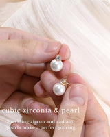 Watforsh 14K Gold Plated Pearl Jewelry Set for Women
