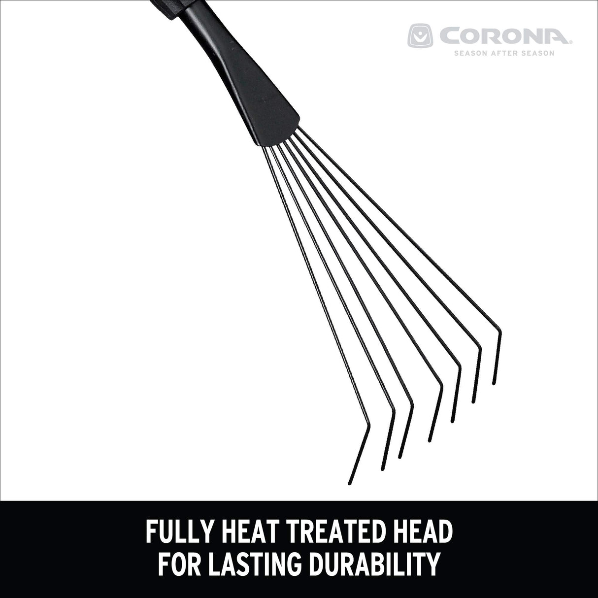 Corona GT 3050 Extendable Handle Rake, Extends reach to 34 inches, Red, 18"-36"