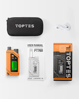 TopTes PT760 Rechargeable Natural Gas Detector, Gas Leak Detector with 12-inch Extendable Probe,%LEL Propane Leak Detection with Built-in Flashlight for Methane, Butane and More for Home, RV