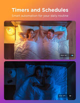 Govee Smart Light Bulbs, WiFi Bluetooth Color Changing Bulbs, Music Sync, 54 Dynamic Scenes, 16 Million DIY Colors RGB Light Bulbs, Work with Alexa, Google Assistant, 800 Lumen, 8 Pack