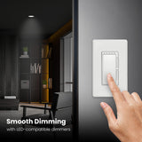 Feit Electric LED Downlight Retrofit Kit with Baffle Trim, 75W Equivalent, 5/6-Inch Dimmable Recessed Light, Adjustable White 2700K–5000K, 90+ CRI, for Living, Bathroom, Dining & Kitchen Room