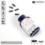 Nootropics Depot Cyanidin 3-Glucoside Capsules | 125mg | 60 Count | Black Rice Extract | C3G | Oryza Sativa | Metabolic, Vision, & Cognitive Support