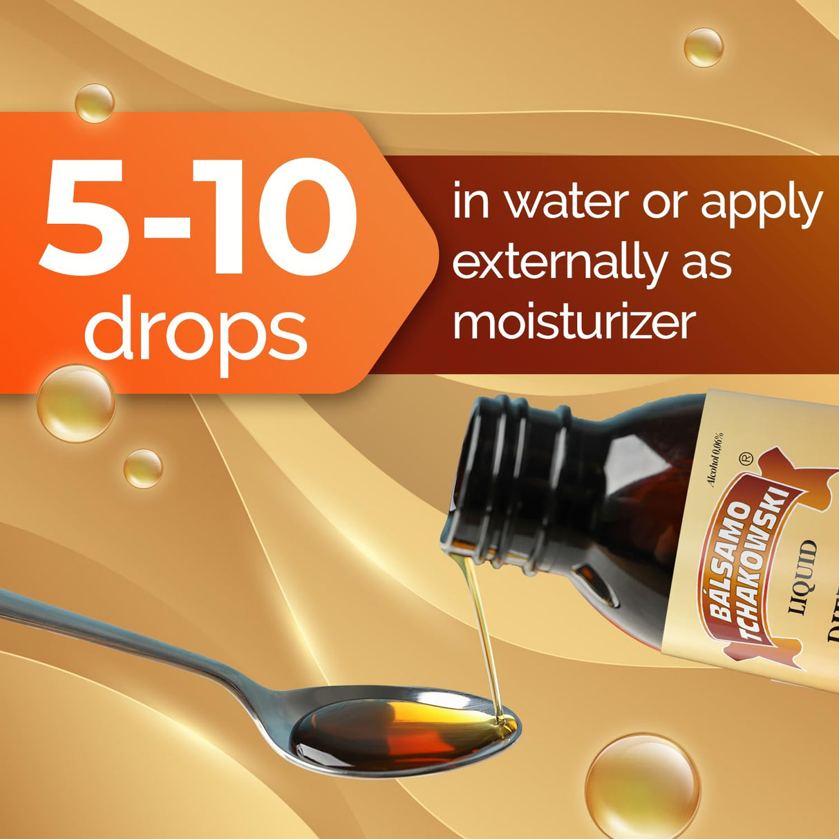 Balsamo Tchakowski Immune Support Supplement - Rich in Antimicrobial Properties, Boosts Immune System, Enhances Oral Health, Promotes Skin Health, Rich in Antioxidants - Size 2 Fl Oz, 2-Pack