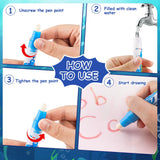 Water Doodle Mat,Kids Painting Mat, Toddlers Drawing Writing Toys,Reusable Coloring Mat, Birthday Christmas Gifts for 3 4 5 6 7 8 Years Old Boys Girls, 40 x 32 Inches