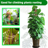 Moss Pole, 4 Pack 17Inch Monstera Plant Support for Climbing Plants Accessories Indoor -Stackable Moss Poles Plant Support Stakes -Coir Plant Pole Sticks for Potted Plants -Pothos, Tall Plant Trellis