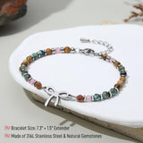 Junifi Birthday Gifts for Women, Happy Birthday Bow Bracelet Jewelry