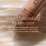 Josie Maran Whipped N' Ready to Glow Body Care Set - Includes Argan Intensive Creamy Oil, Face Cream & Body Butter - Nourishes, Hydrates & Firms Skin - Radiance-Boosting Gift Set (3 Count)