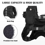 VBSD Weighted Vest for Women Men, 16lb Weight Vest with Reflective Stripe, Body Weight Vests Adjustable for Strength Training, Running, Walking, Workout, Jogging, Fitness