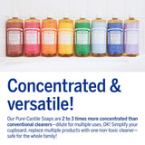 Dr. Bronner's - Pure-Castile Liquid Soap (Almond, 1 Gallon) - Made with Organic Oils, 18-in-1 Uses: Face, Body, Hair, Laundry, Pets and Dishes, Concentrated, Vegan, Non-GMO