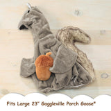 Gaggleville Squirrel Goose Outfit, Fits Large 23" H Statue, by Fox Valley Traders