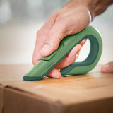 Slice Box Cutter, Heavy Duty Utility Knife, Safe Ceramic Blade Lasting 11x Longer than Metal, Sage, 1 Pack