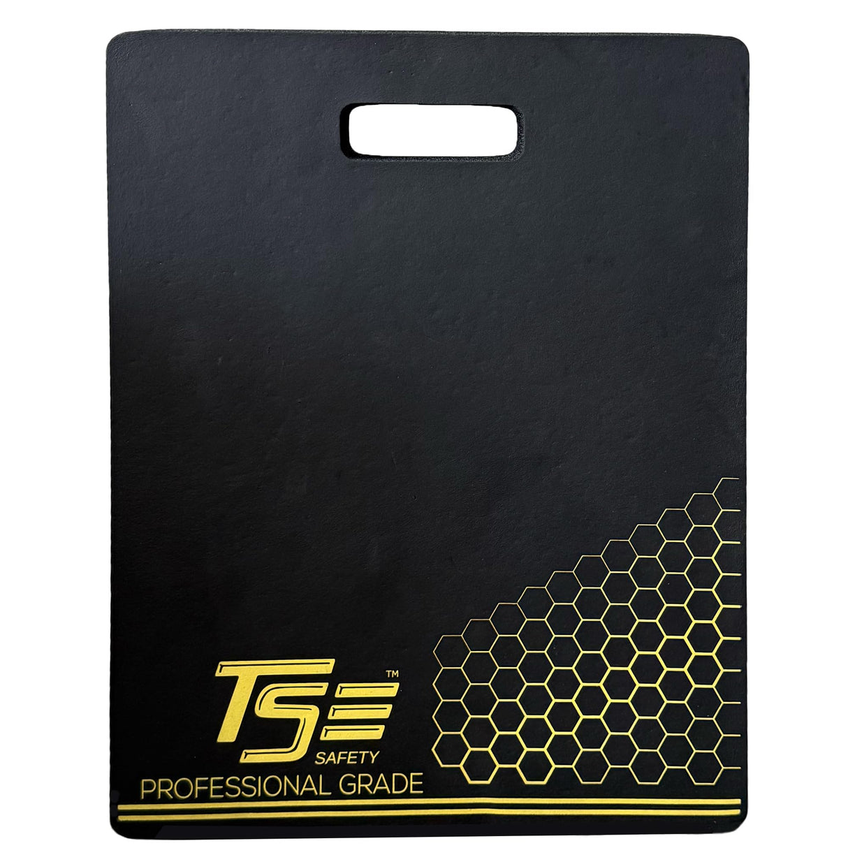 True Flex Protective Kneeling Pad, Premium Quality Neoprene Pad, Heavy Duty Stabilization, Easy to Carry Handle, Comfortable Ergonomic Design Kneeling Mat by TSE Safety,Black 14 inches x 18 inches
