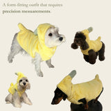 Dog Banana Winter Coat, Cute Extra-Warm/Soft Jackets for Small Dogs Under 35 lbs, Halloween Christmas Dress Up Outfit Clothes (Small)