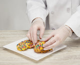 CARE PLUS Vinyl Gloves Clear Medium Size 200 Count | Heavy Duty, Non-Sterile, Powder-Free, Latex-Free Rubber | Food Prep, Kitchen & Cleaning Gloves, Ideal for Professional Use