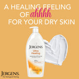 Jergens Ultra Healing Dry Skin Lotion, Hand and Body Moisturizer for Quick Absorption into Extra Dry Skin with Hydralucence Blend, Vitamins C, E and B5, White, 32 oz, Pack of 6