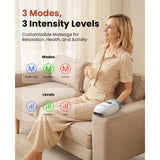 BOB AND BRAD Hand Massager with Heat and Compression, FSA HSA Eligible, Mothers Day Gifts for Mom, H60 Cordless Hand Massager for Arthritis and Carpal Tunnel, Pain Relief Heated Wrist Finger Massage