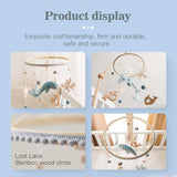 let's make Crib Mobile for Baby Boys Girls Ocean Whale Nursery Mobile Gender Neutral Baby Mobile Handmade Ceiling Mobile Best Gifts for Christmas Birthday Baby Shower
