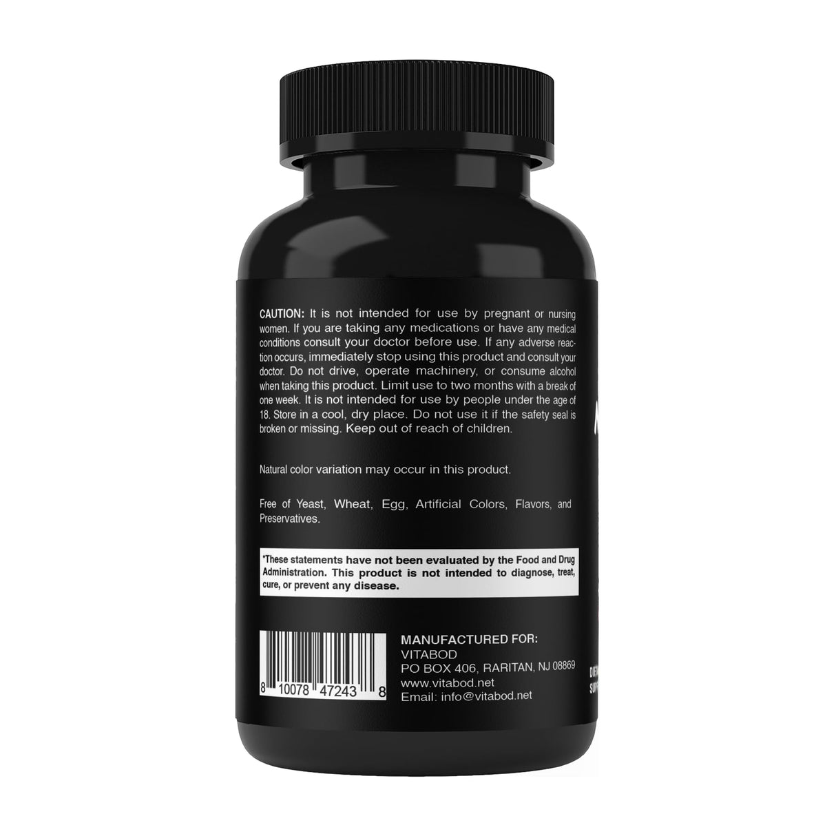 Vitabod Melatonin 20 mg - 240 Fast Dissolve Tablets - Drug Free - Natural Berry Flavor - Vegetarian, Non-GMO, Gluten Free 240 Count (Pack of 2)