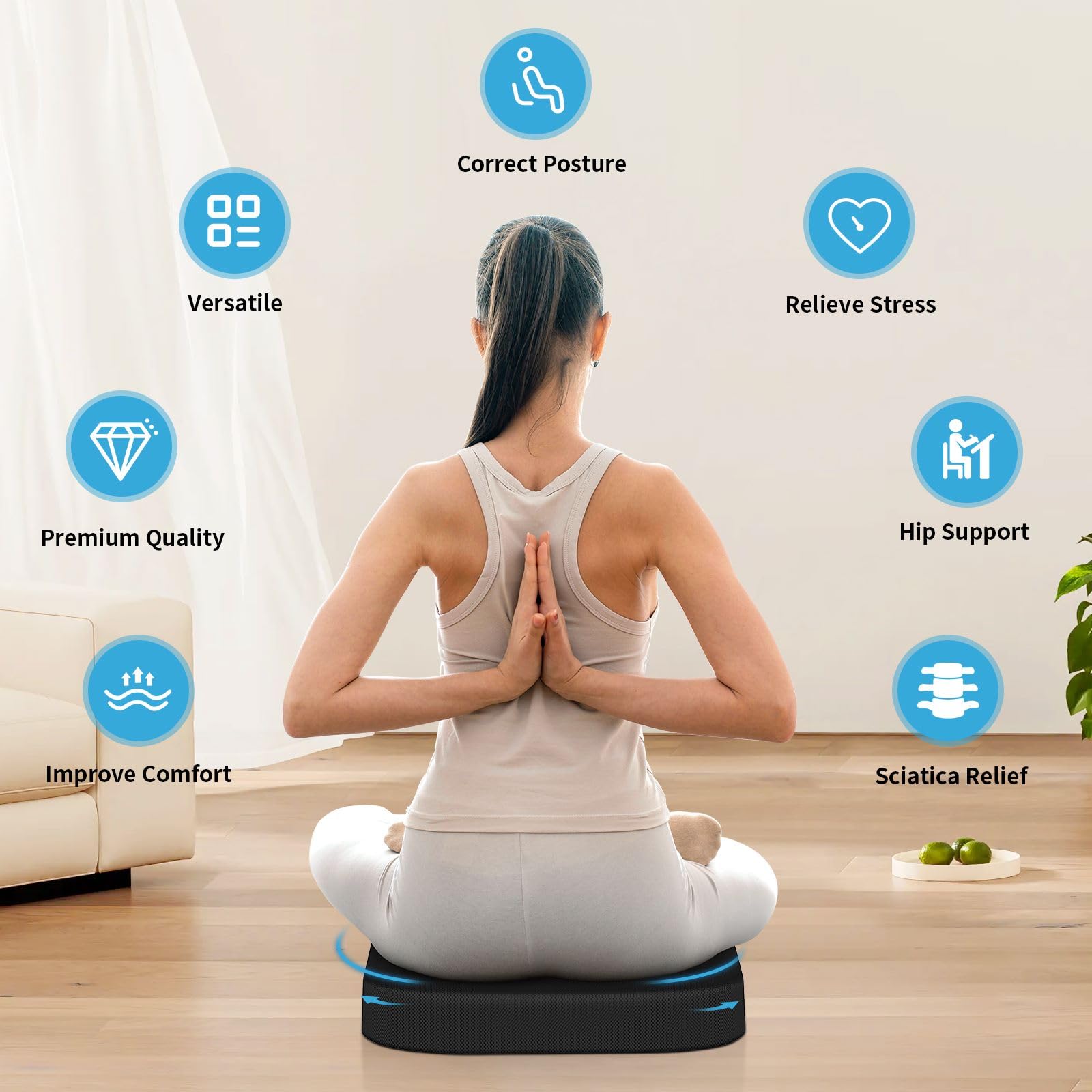 TranquilRelax Large Seat Cushion - Thumbnail 4