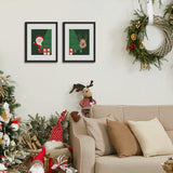 upsimples 11x14 Picture Frame, Gallery Glass Photo Frames Set of 3, Black
