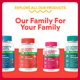 SmartyPants Organic Kids Multivitamin Gummies: Probiotics, Omega 3 (ALA), Vitamin D3, C, Vitamin B12, B6, A, K & Zinc for Immune Support, Biotin, Three Fruit Flavors, 120 Count (30 Day Supply)