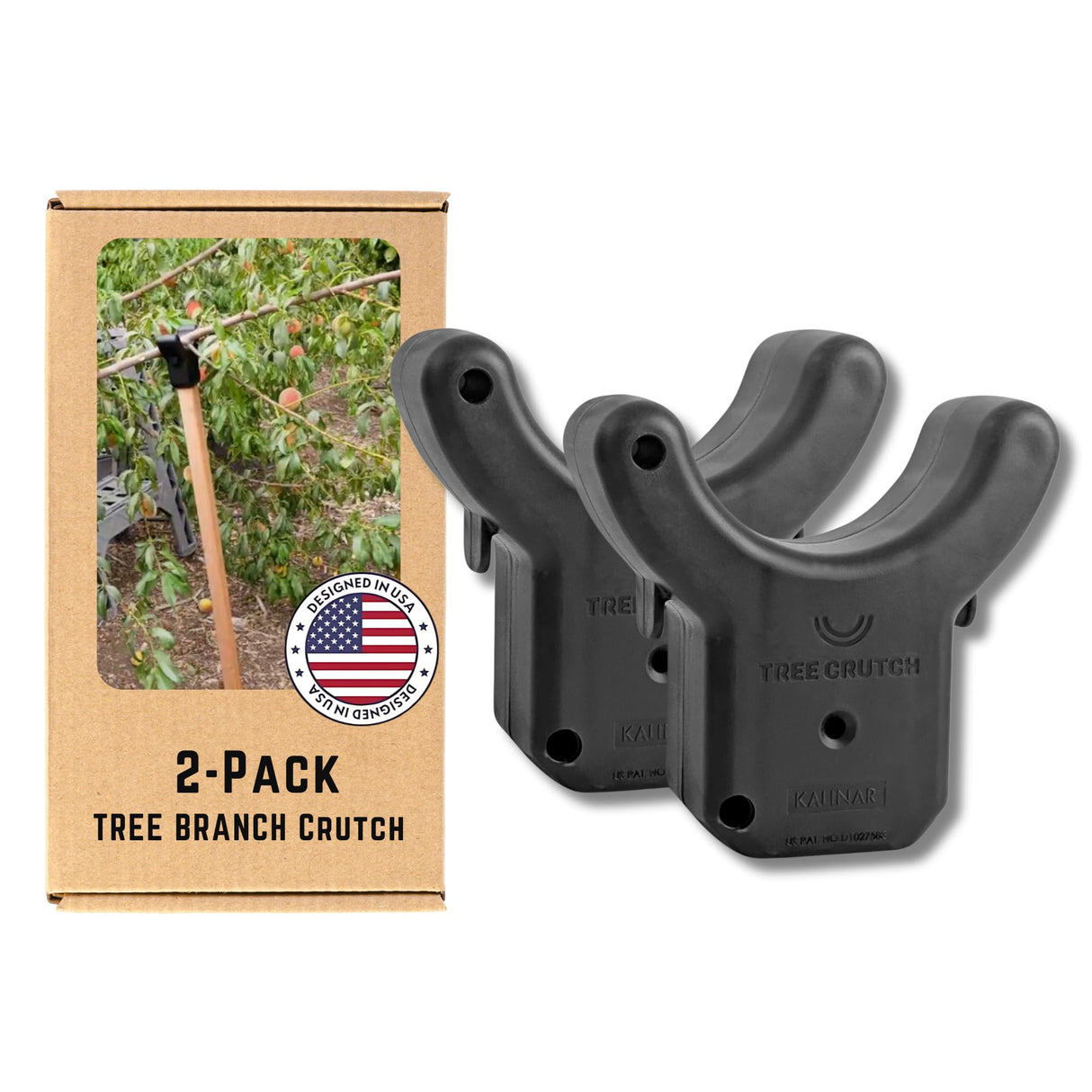Tree Branch Crutch – Prevent Broken Limbs - Pole Sold Separate (2-Pack)