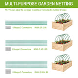 Garden Hoops for Raised Beds - Rust-Free Fiberglass Garden Hoops Support