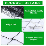 Windyun 1 Pc Bird Netting 50' X 100', 2.4" Mesh Poultry Net for Garden