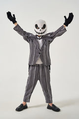 5 PCS Kids Jack Costume Set for Christmas Halloween - Includes Gloves Mask for Boys Ages 3-12