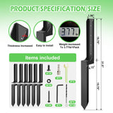 8 Pcs Fence Post Repair, Heavy Duty Fence Post Kit Anchor Ground Stakes for Repairing Tilted, Broken Wood Support