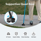 Walking Cane for Men & Women - Folding, Adjustable, Lightweight, Walking Canes for Seniors Balance, Free Standing, Pivot Tip, Soft Handle, Foldable Walking Sticks with Travel Bag (Black)