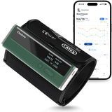 Checkme Blood Pressure Monitor for Home Use - Upper Arm Cuff, Bluetooth BP Machine, Accurate Readings in 30 sec, App Enabled for iOS & Android, Stores 50 BP Readings, FSA/HSA Eligible, Green