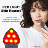 Cosprain LED Acne Foe - Acne Spot Pimple Zit Treatment Device Red and Blue Light Therapy for Face, Facial Aesthetic Device, Blue